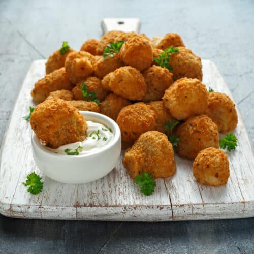 Air Fryer Breaded Mushrooms