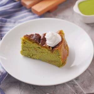 Air Fryer Matcha Cheesecake