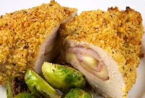 Air Fryer Chicken Breast Cordon Bleu