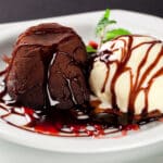 Air Fryer Chocolate Lava Cake