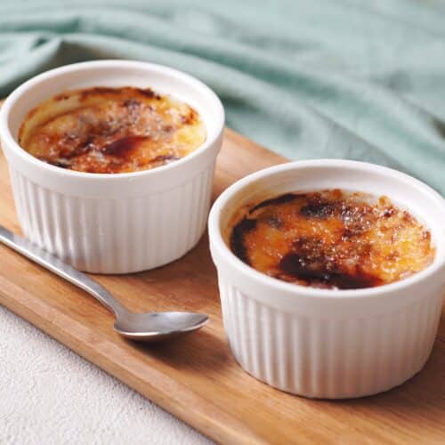 Air Fryer Creme Brulee