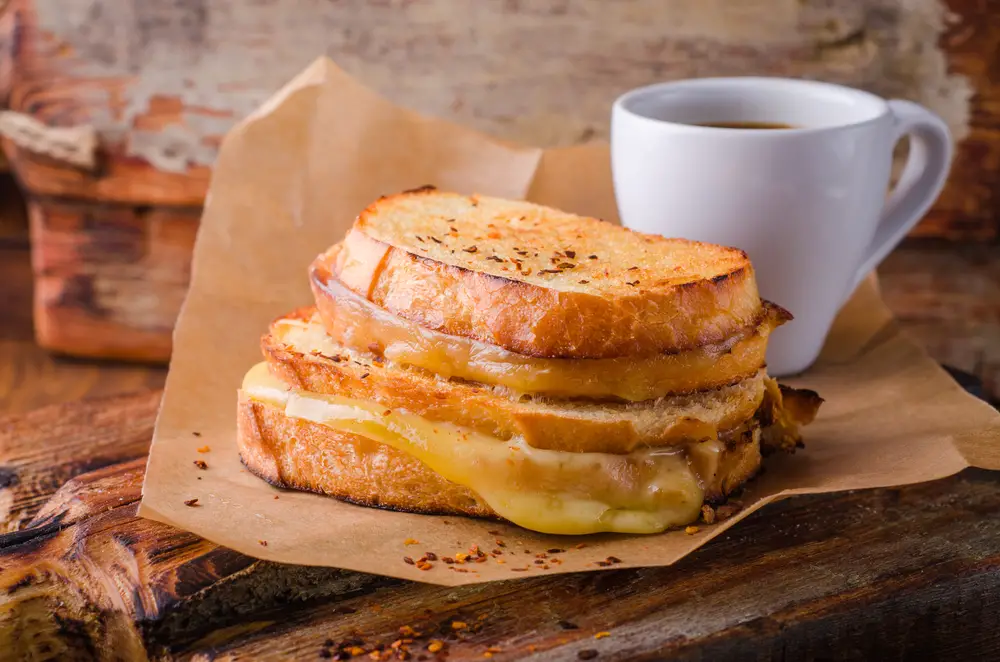 Air Fryer Grilled Cheese