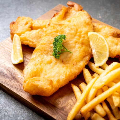 Air Fryer Haddock Fish and Chips