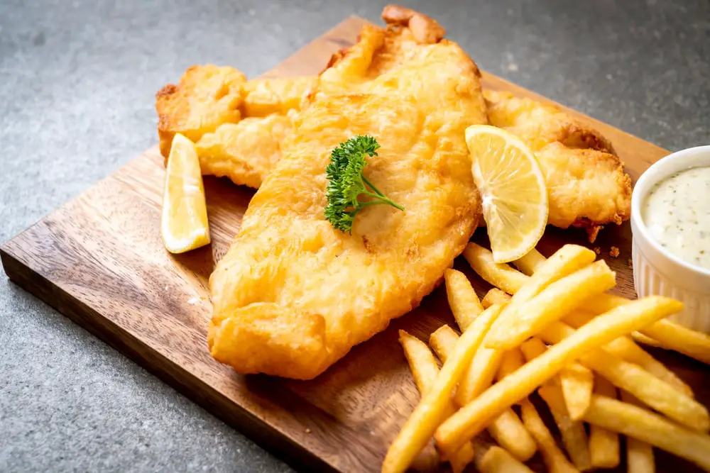 Air Fryer Haddock Fish and Chips