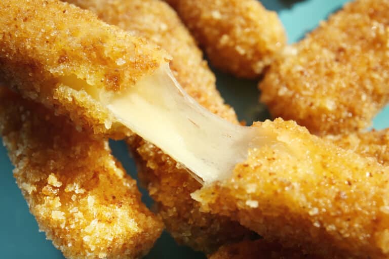 Air Fryer Keto Mozzarella Sticks by