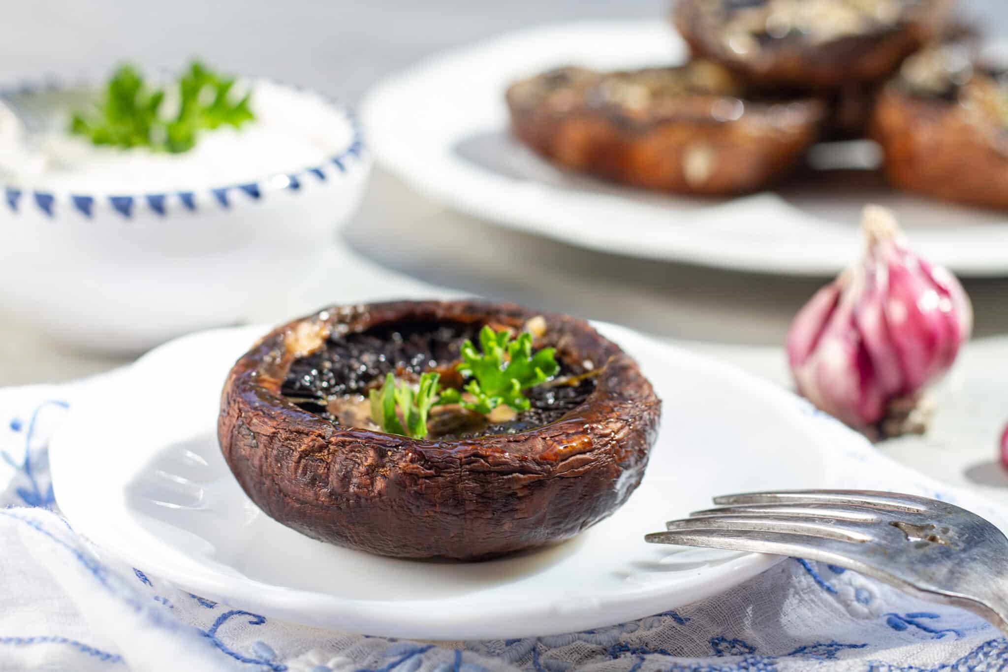 Air Fryer Portobello Mushrooms-02