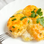 air fryer potatoes au gratin