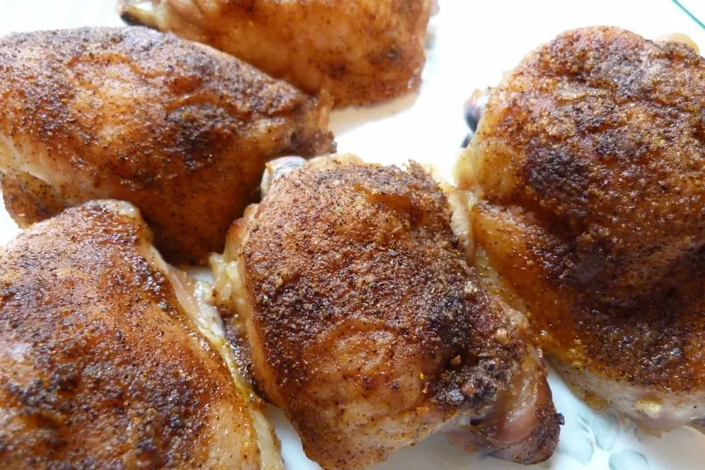 Grilled Chicken Thighs in Airfryer