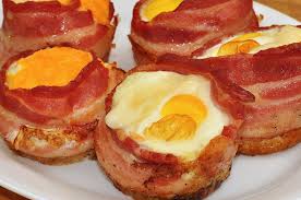Air Fryer Egg and Bacon Cups