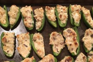 Stuffed Jalapeño poppers