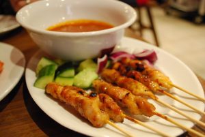 air fryer Korean chicken skewers